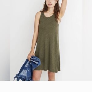 Madewell Olive Green Mini Dress